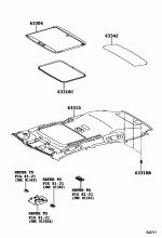 ROOF HEADLINING & SILENCER PAD 2